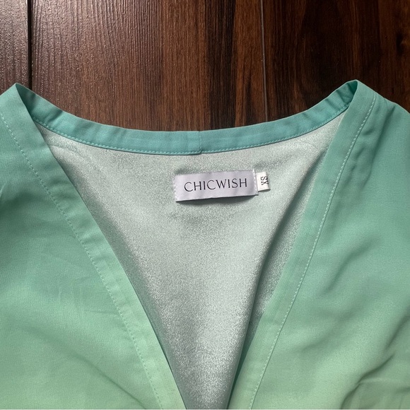 CHICWISH Ombre Ruffle Maxi Dress – Size XS - Picture 7 of 8